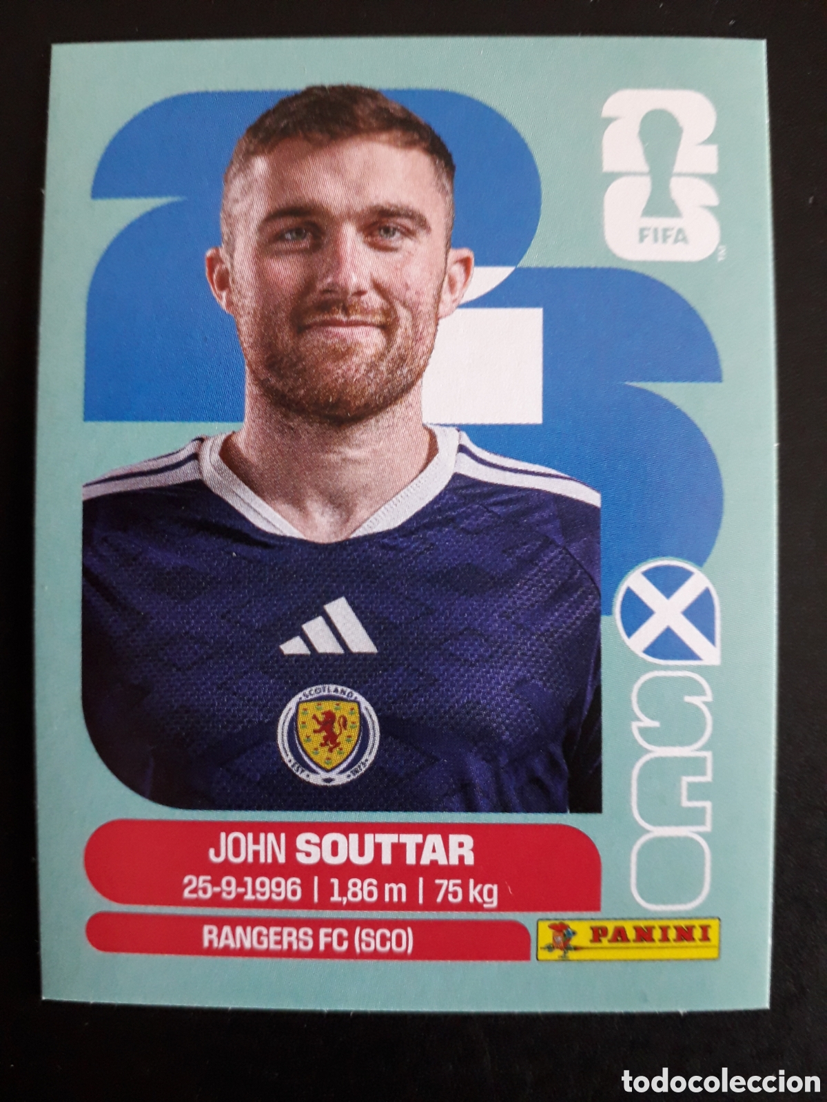 Cromos de F&uacute;tbol: SOUTTAR ESCOCIA SCO 8 MUNDIAL F&Uacute;TBOL 2026 FIFA WORLD CUP PANINI SIN PEGAR PEDIDO M&Iacute;NIMO 3&euro;