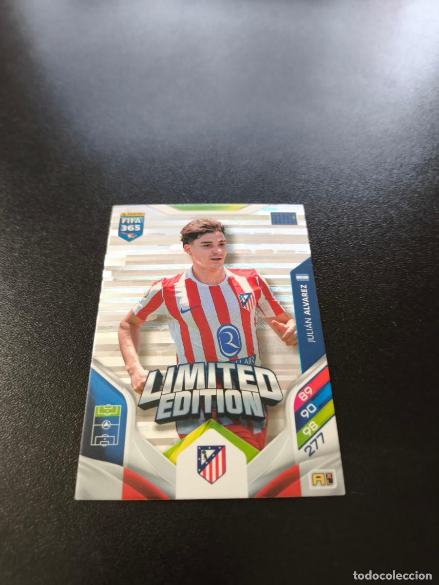 Cromos de F&uacute;tbol: LE-JA Juli&aacute;n Alvarez ATLETICO MADRID LIMITED EDITION PANINI ADRENALYN FIFA 365 2025 2026 N LIGA ESTE
