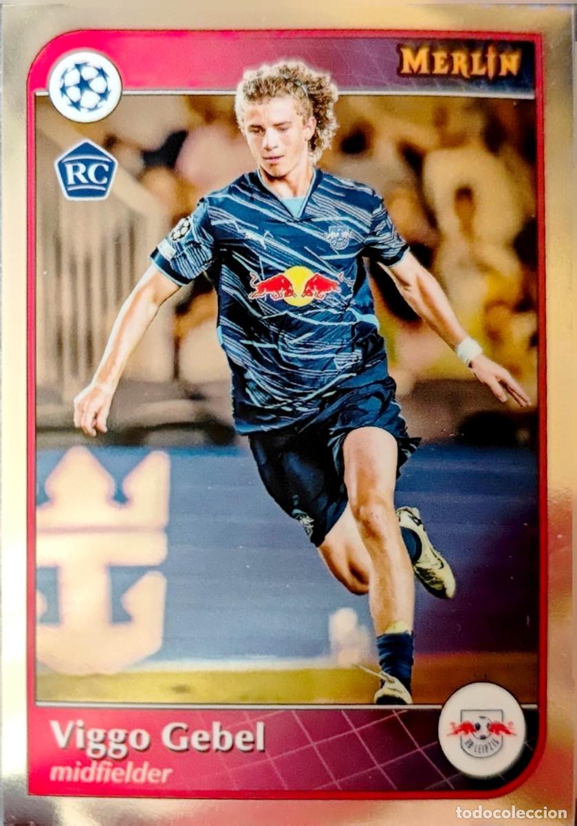 Cromos de F&uacute;tbol: 74 Viggo Gebel - RB Leipzig - ROOKIE CARD - Topps Chrome MERLIN 2024 2025 24 25