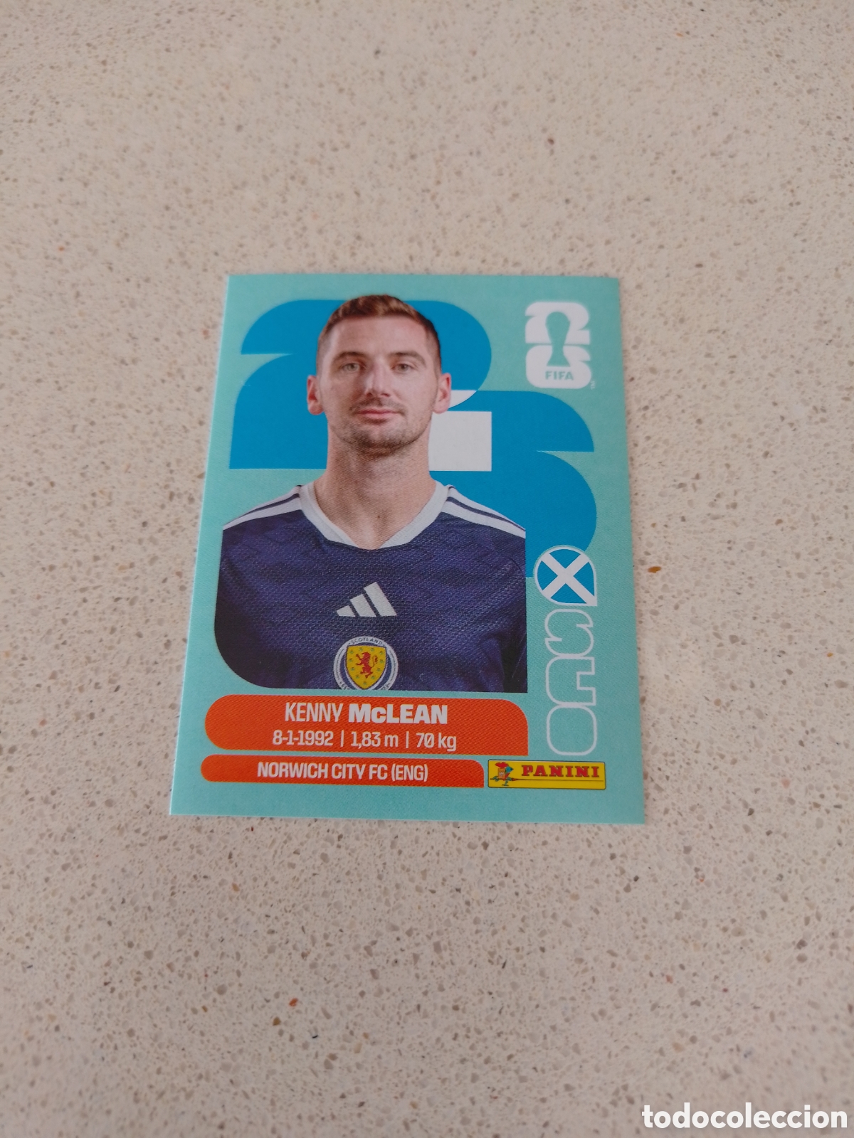 Cromos de F&uacute;tbol: CROMO NUMERO 16 MCLEAN ESCOCIA. MUNDIAL 2026. PANINI.