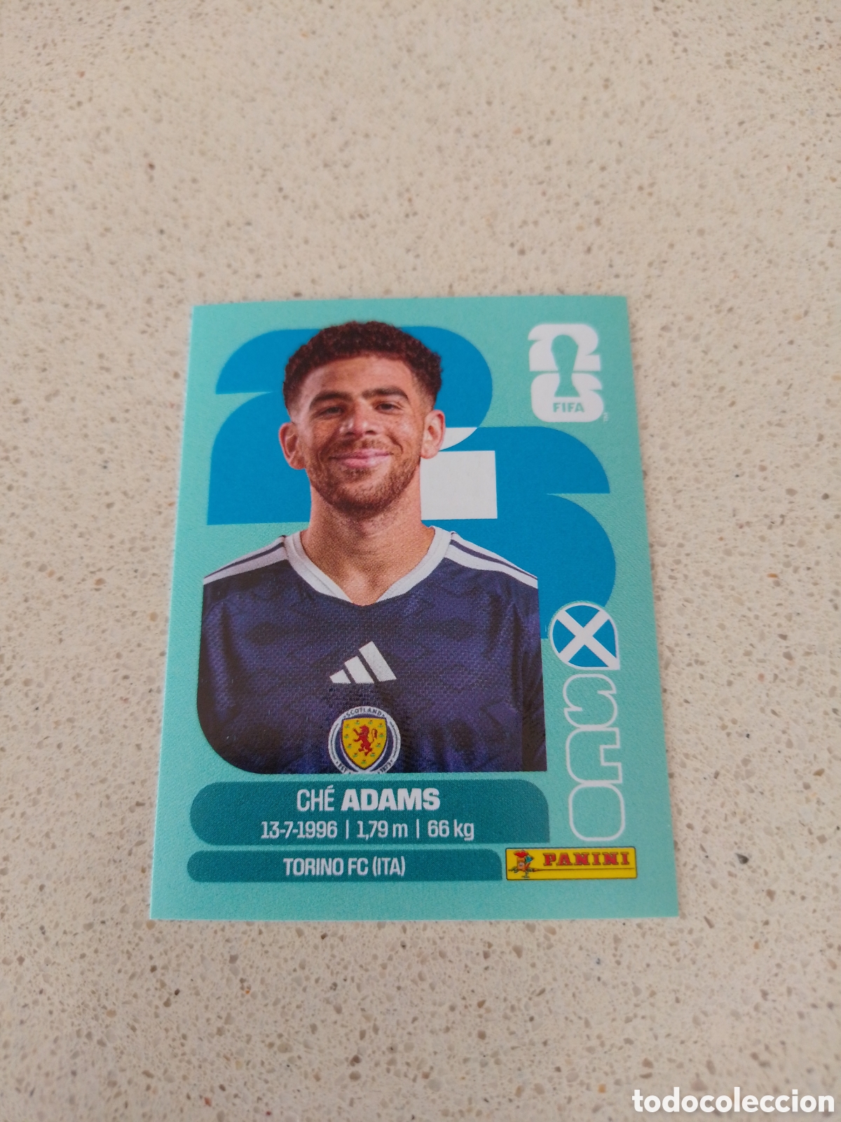 Football Stickers: CROMO NUMERO 19 ADAMS ESCOCIA. MUNDIAL 2026. PANINI.