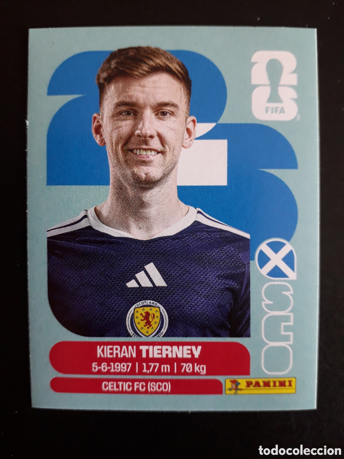 Cartes &agrave; collectionner de Football: TIERNEY ESCOCIA SCO 4 MUNDIAL F&Uacute;TBOL 2026 FIFA WORLD CUP PANINI SIN PEGAR PEDIDO M&Iacute;NIMO 3&euro;