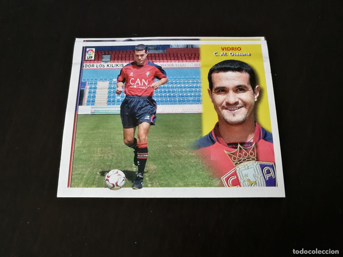 Cromos de F&uacute;tbol: Vidrio CA Osasuna Ultimo Fichaje n&ordm; 11 . despegado/recortado. Liga Este 02-03.
