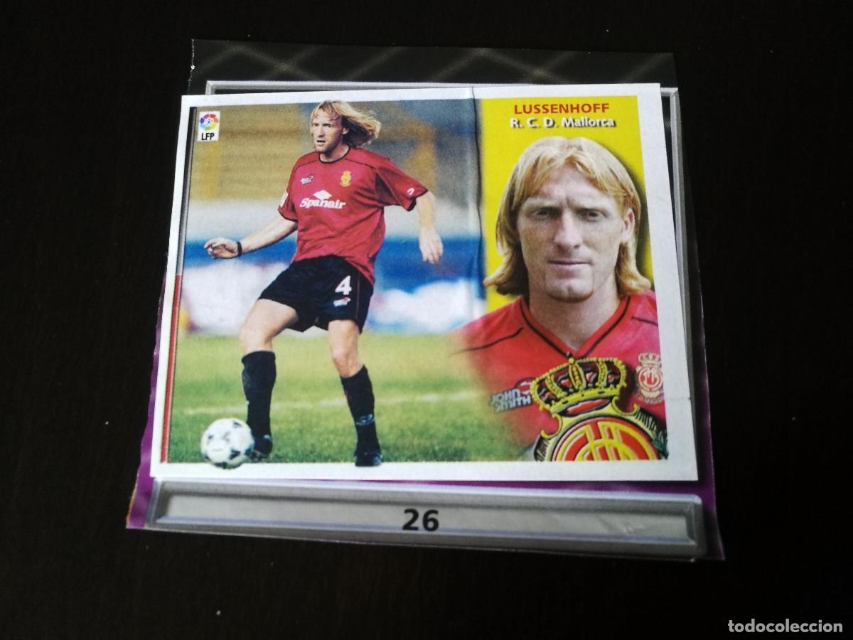 Cromos de F&uacute;tbol: Lussenhoff RCD Mallorca Ultimo Fichaje n&ordm; 26 . despegado/recortado. Liga Este 02-03.