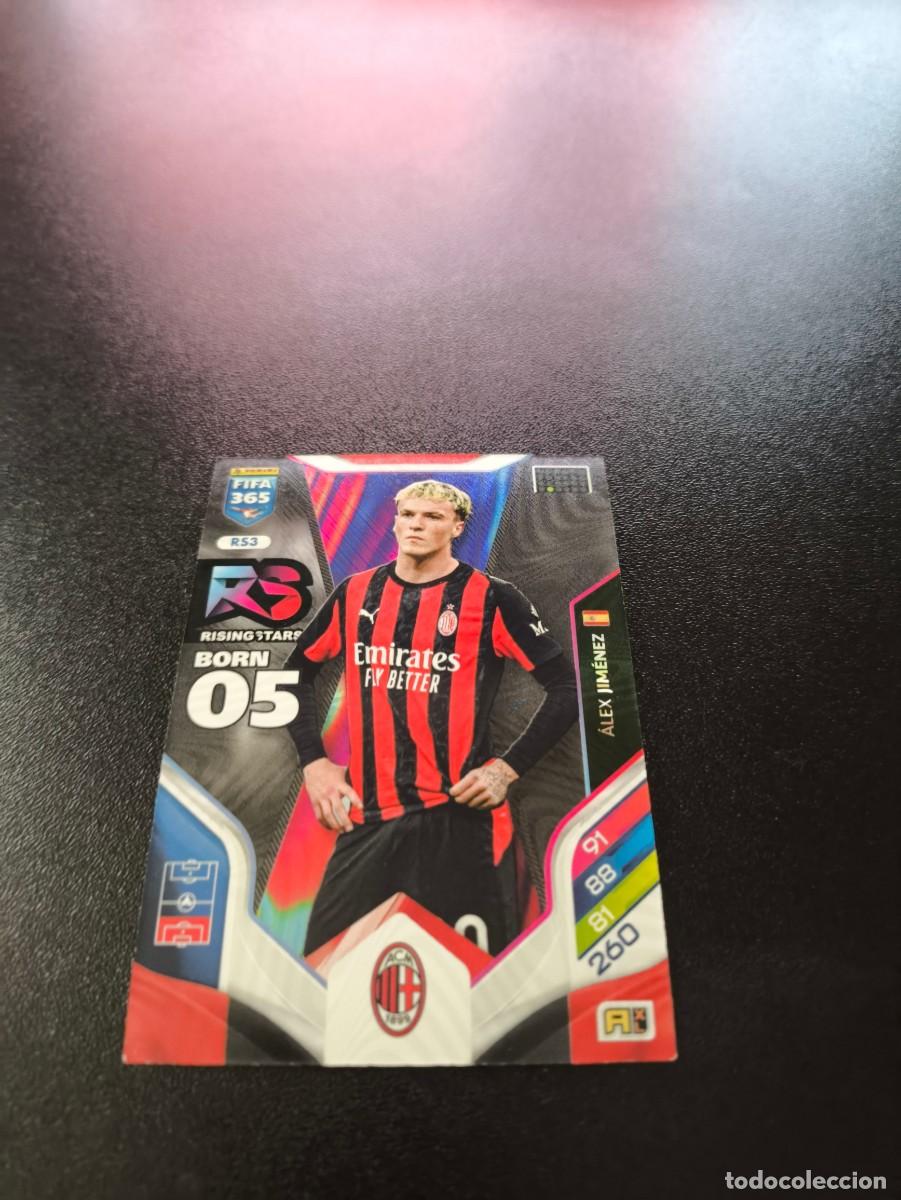 Cromos de F&uacute;tbol: RS3 &Aacute;lex Jim&eacute;nez MILAN RISING STAR PANINI ADRENALYN FIFA 365 2025 2026 N LIGA ESTE