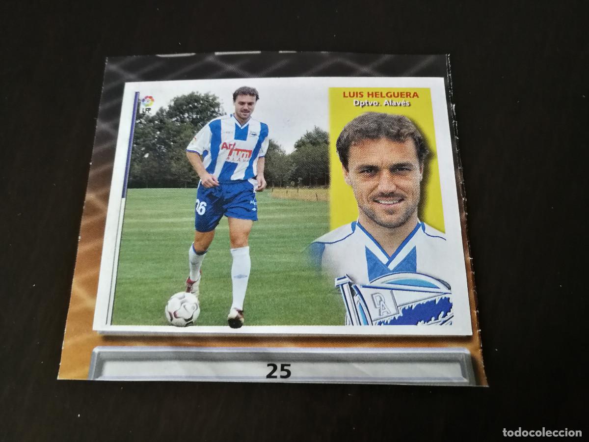 Cartes &agrave; collectionner de Football: Luis Helguera Deportivo Alaves Ultimo Fichaje n&ordm; 25 . despegado/recortado. Liga Este 02-03.