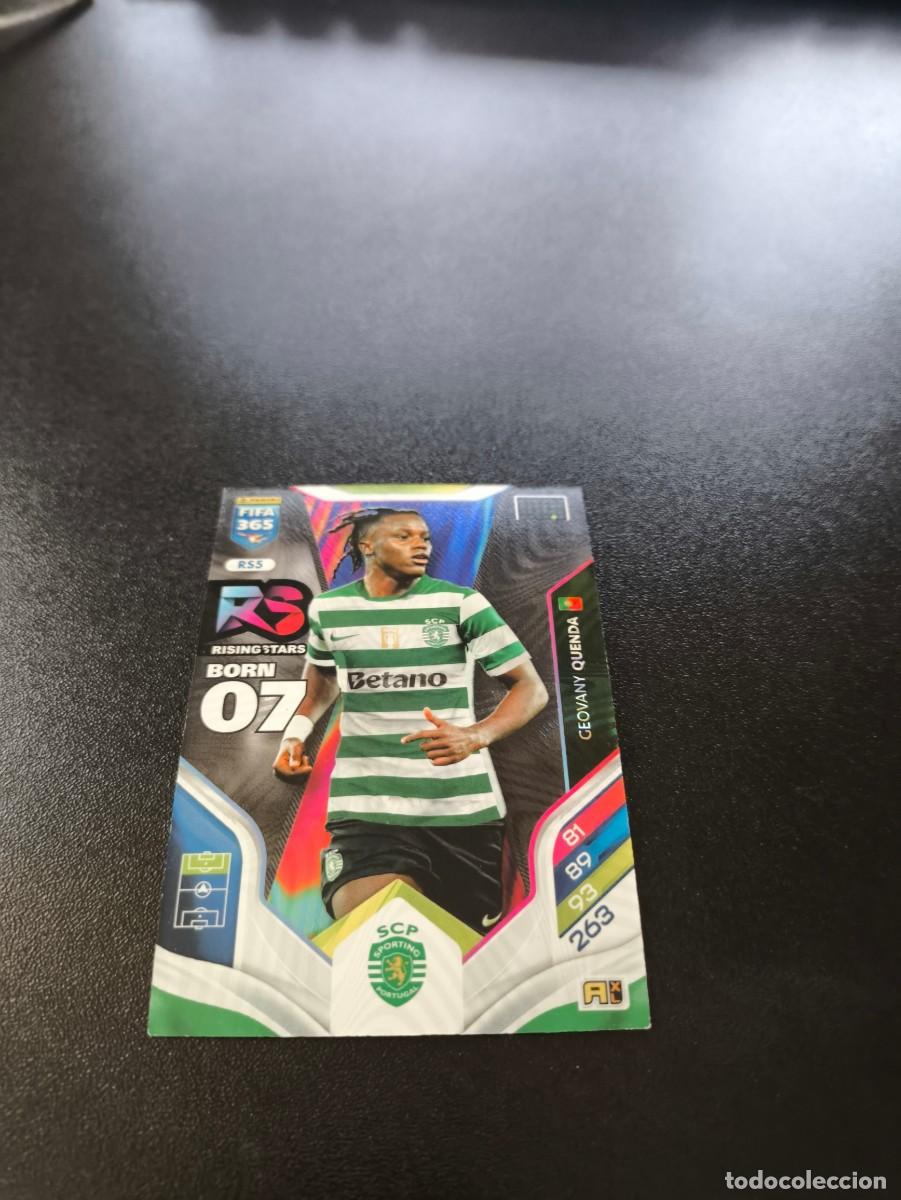 Cartes &agrave; collectionner de Football: RS5 Geovany Quenda SPORTING DE PORTUGAL RISING STAR PANINI ADRENALYN FIFA 365 2025 2026 N LIGA ESTE