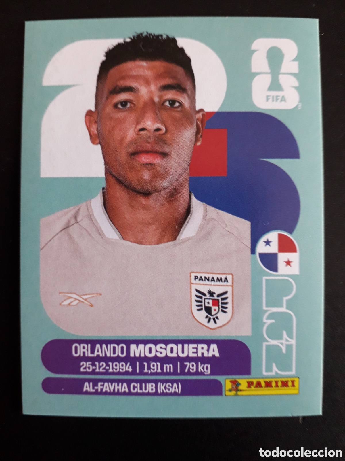 Cartes &agrave; collectionner de Football: MOSQUERA PANAM&Aacute; PAN 2 MUNDIAL F&Uacute;TBOL 2026 FIFA WORLD CUP PANINI SIN PEGAR PEDIDO M&Iacute;NIMO 3&euro;