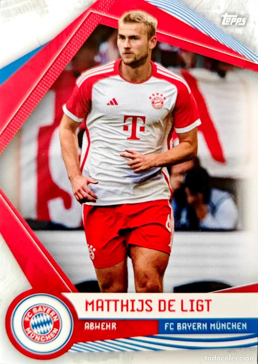 Cromos de F&uacute;tbol: FCB-4 Matthijs de Ligt - FC Bayern M&uuml;nchen - Topps FAN SET 2023 2024 23 24