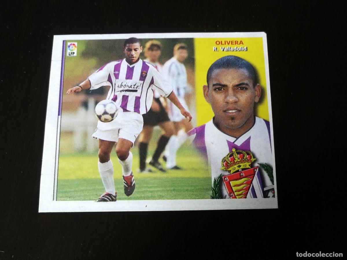 Cromos de F&uacute;tbol: Olivera Real Valladolid Ultimo Fichaje n&ordm; 33. despegado/recortado. Liga Este 02-03.