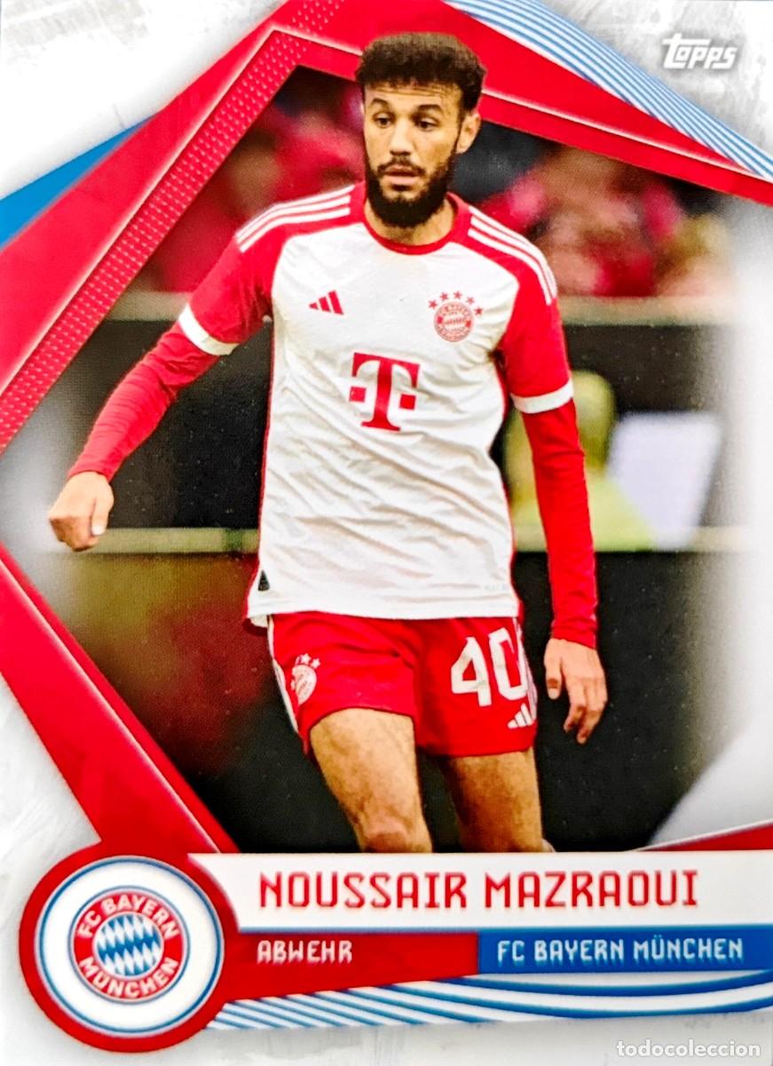 Cromos de F&uacute;tbol: FCB-7 Noussair Mazraoui - FC Bayern M&uuml;nchen - Topps FAN SET 2023 2024 23 24