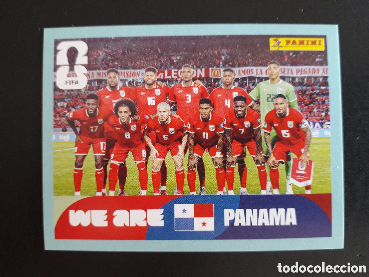 Fu&szlig;ball-Sticker: EQUIPO PANAM&Aacute; PAN 13 MUNDIAL F&Uacute;TBOL 2026 FIFA WORLD CUP PANINI SIN PEGAR PEDIDO M&Iacute;NIMO 3&euro;.