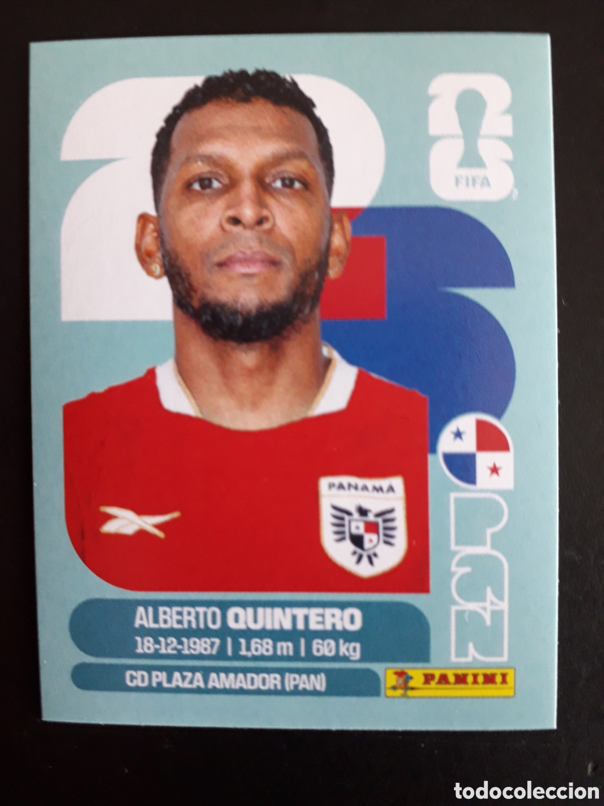 Figurine di Calcio: QUINTERO PANAM&Aacute; PAN 20 MUNDIAL F&Uacute;TBOL 2026 FIFA WORLD CUP PANINI SIN PEGAR PEDIDO M&Iacute;NIMO 3&euro;