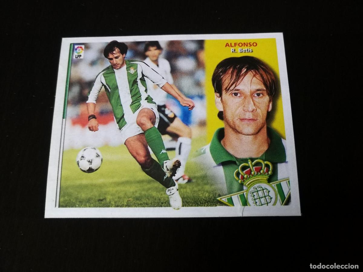 Figurine di Calcio: Alfonso Real Betis Ultimo Fichaje n&ordm; 7. despegado/recortado. Liga Este 02-03.