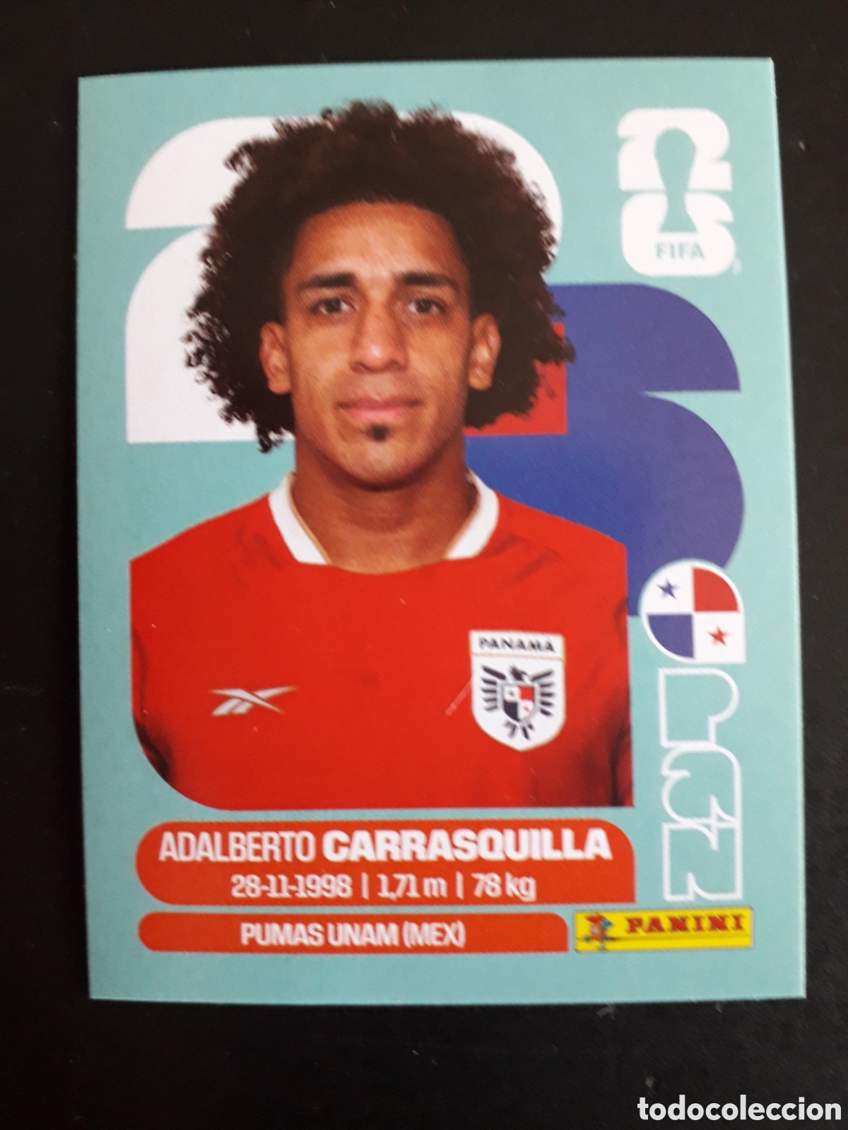 Fu&szlig;ball-Sticker: CARRASQUILLA PANAM&Aacute; PAN 12 MUNDIAL F&Uacute;TBOL 2026 FIFA WORLD CUP PANINI SIN PEGAR PEDIDO M&Iacute;NIMO 3&euro;