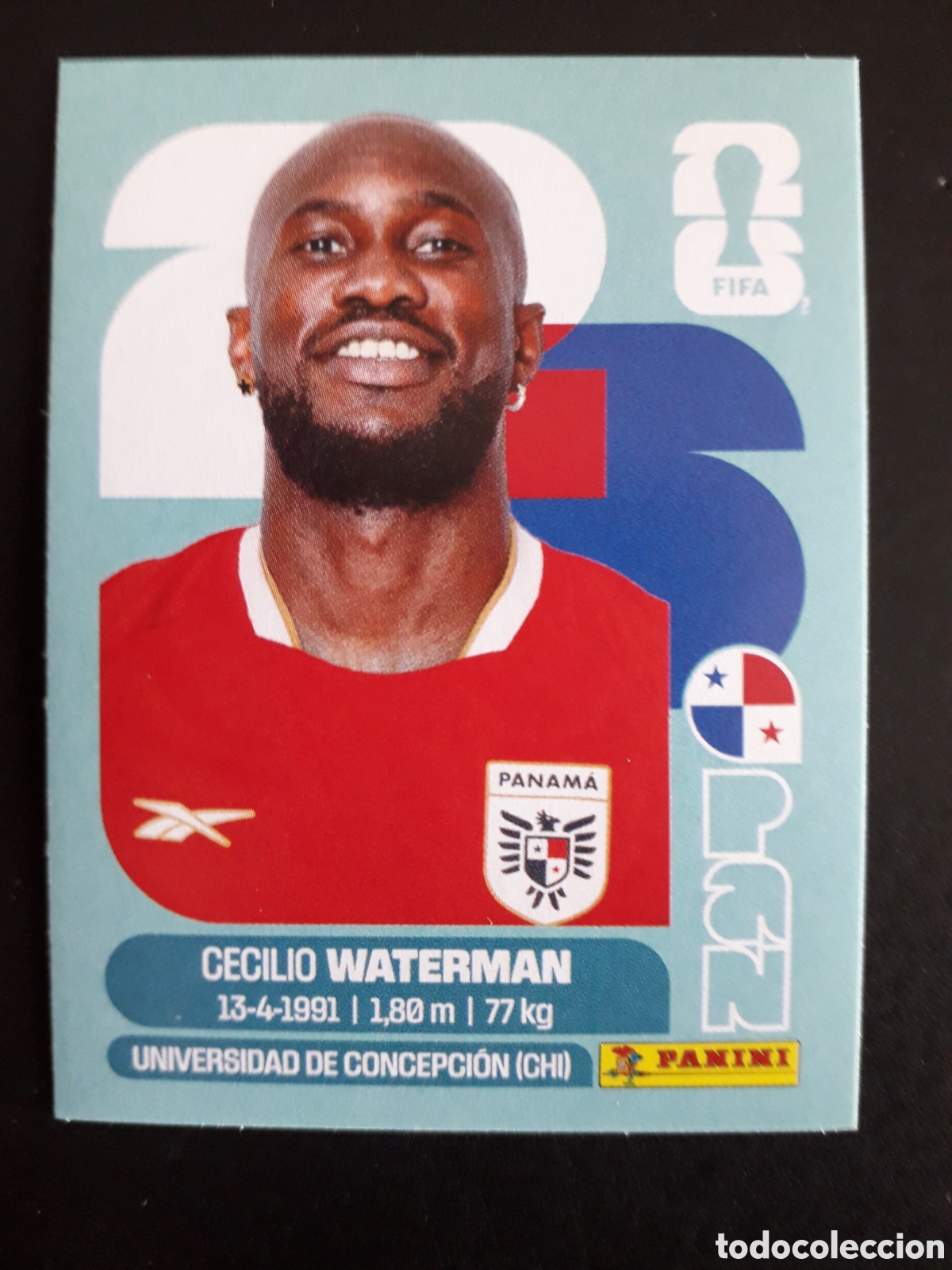 Cromos de Futebol: WATERMAN PANAM&Aacute; PAN 18 MUNDIAL F&Uacute;TBOL 2026 FIFA WORLD CUP PANINI SIN PEGAR PEDIDO M&Iacute;NIMO 3&euro;