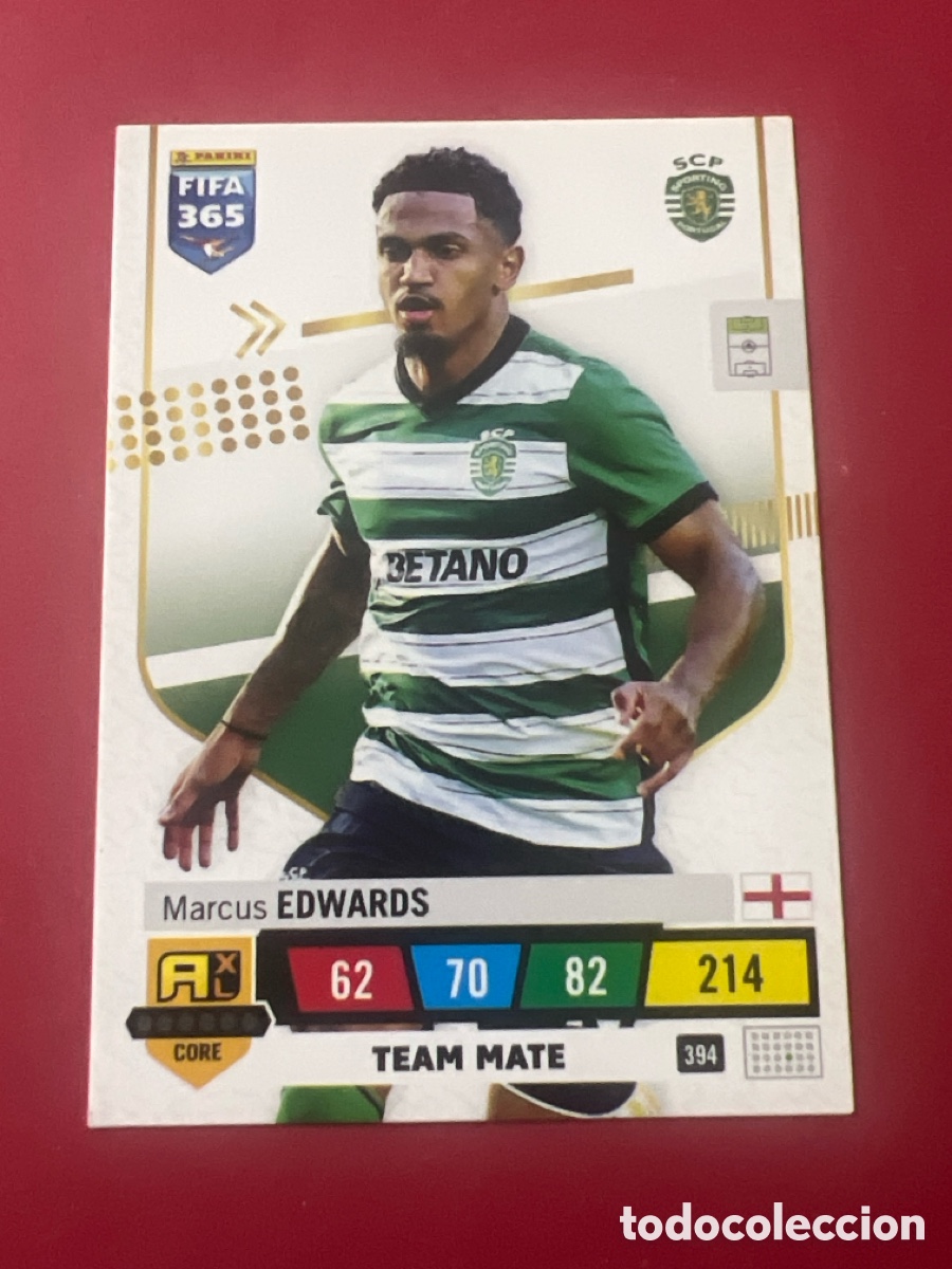 Cartes &agrave; collectionner de Football: C1198. 394 Marcus Edwards, Sporting de Portugal, Panini Adrenalyn XL Fifa 365 2022 2023 22 23