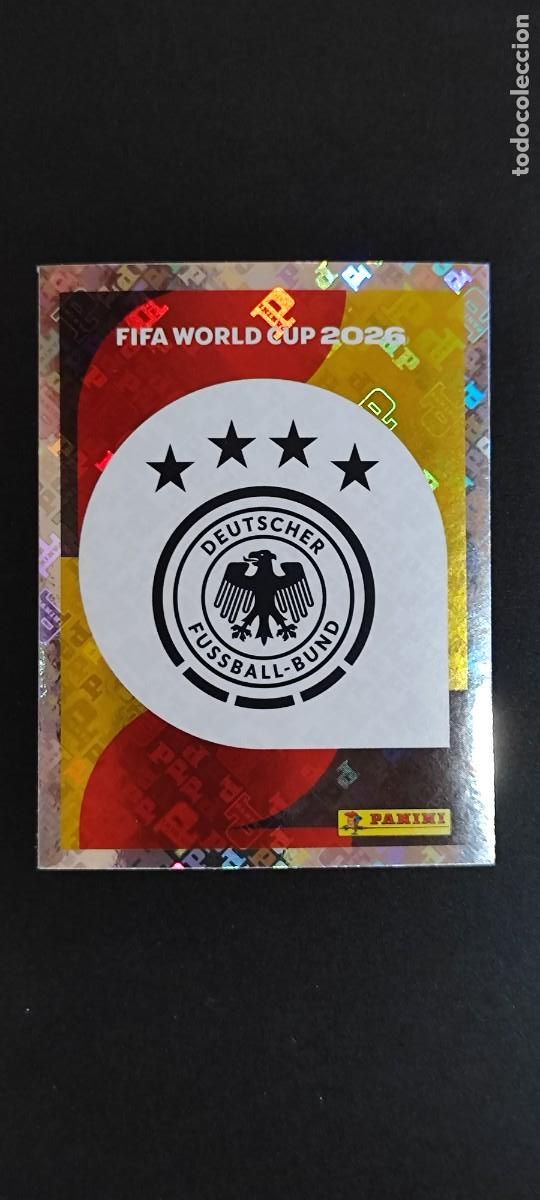 Cromos de F&uacute;tbol: FIFA WORLD CUP 2026 STICKER ESCUDO ALEMANIA # GER1 PANINI