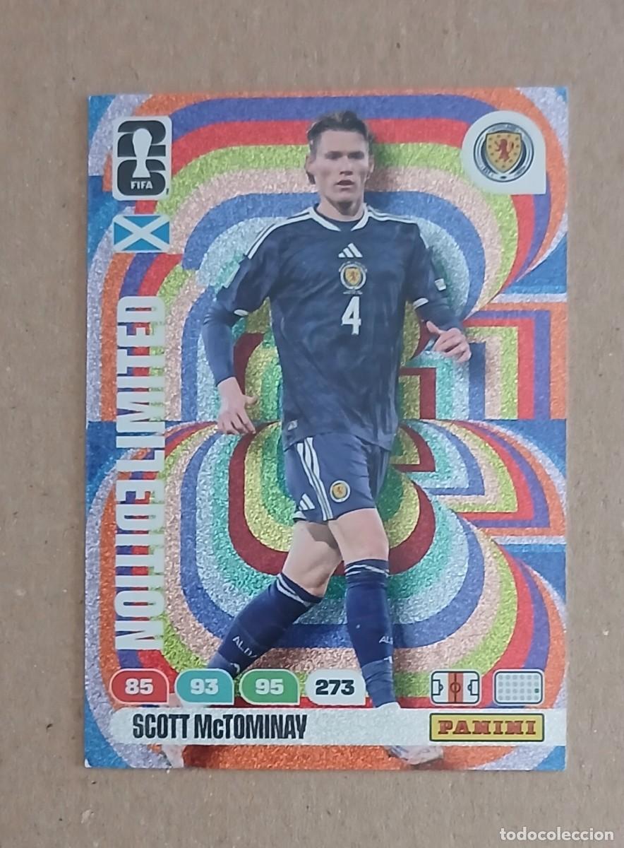 Cromos de F&uacute;tbol: CROMO SCOTT McTOMINAY ESCOCIA LIMITED EDITION ADRENALYN XL FIFA WORLD CUP 2026. Nuevo de sobre.