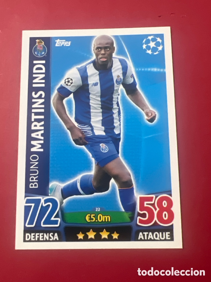 Figurine di Calcio: C1228. 22 MARTINS INDI PORTO FCP CROMOS CARDS UEFA CHAMPIONS LEAGUE TOPPS ATTAX 15 16 2015 2016