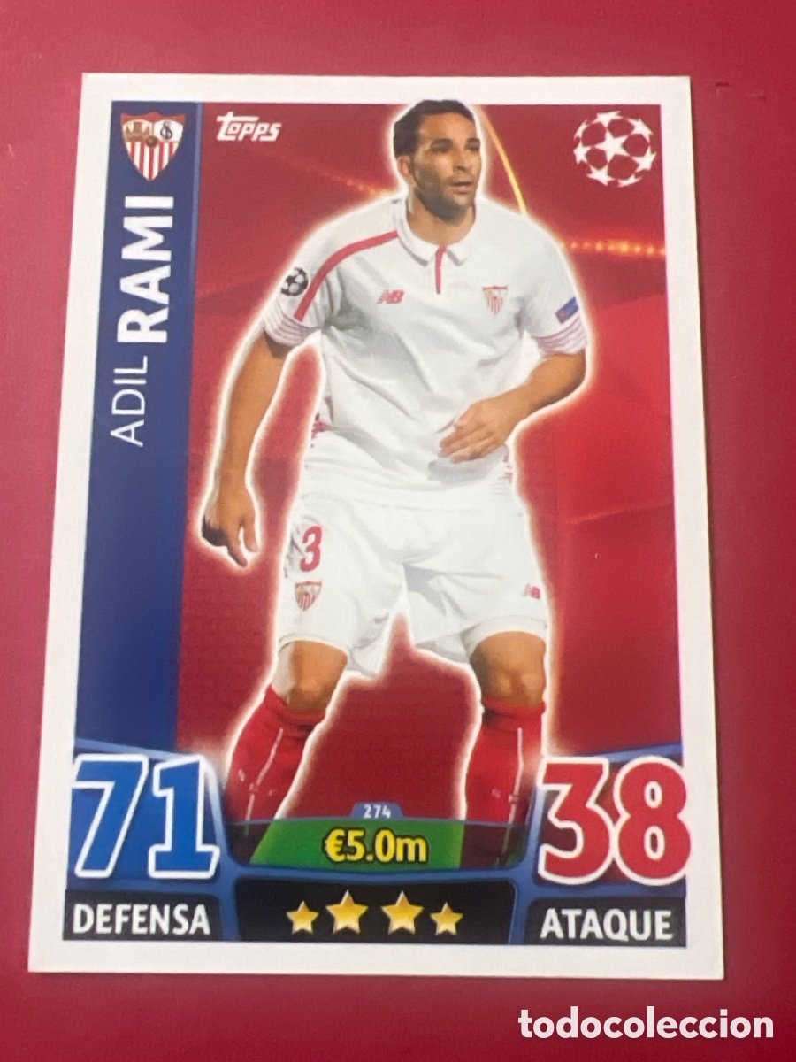 Cromos de F&uacute;tbol: C1229. 274 RAMI SEVILLA TOPPS MATCH ATTAX 2015 2016 CROMO LIGA 15 16 FUTBOL