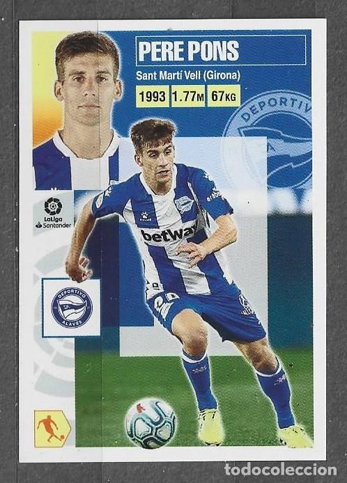 Cromos de F&uacute;tbol: Liga Este 20/21 - Pere Pons - N&ordm; 12 - D. Alav&eacute;s