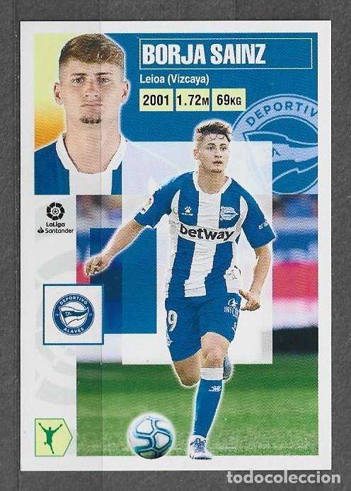 Cromos de F&uacute;tbol: Liga Este 20/21 - Borja Sainz - N&ordm; 16b - D. Alav&eacute;s