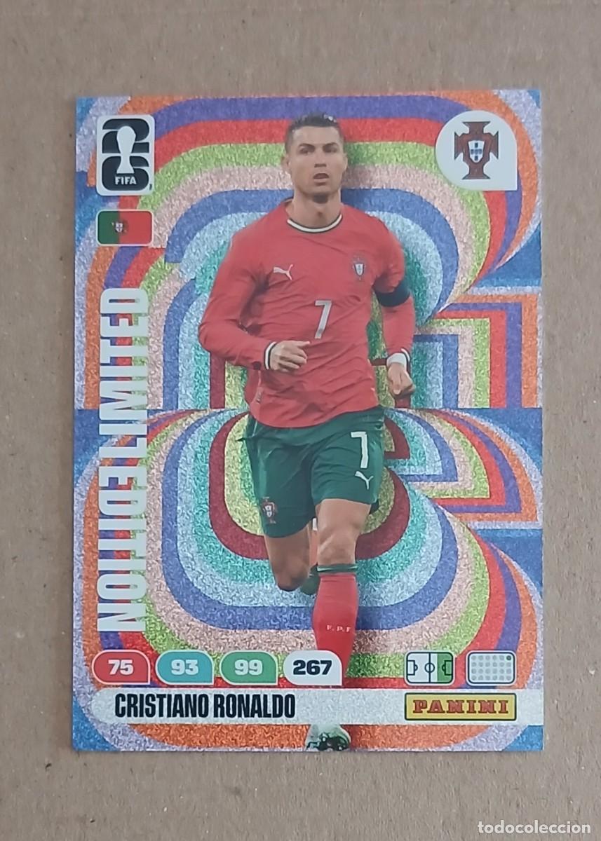 Figurine di Calcio: CROMO CRISTIANO RONALDO PORTUGAL LIMITED EDITION ADRENALYN XL FIFA WORLD CUP 2026. Nuevo de sobre.