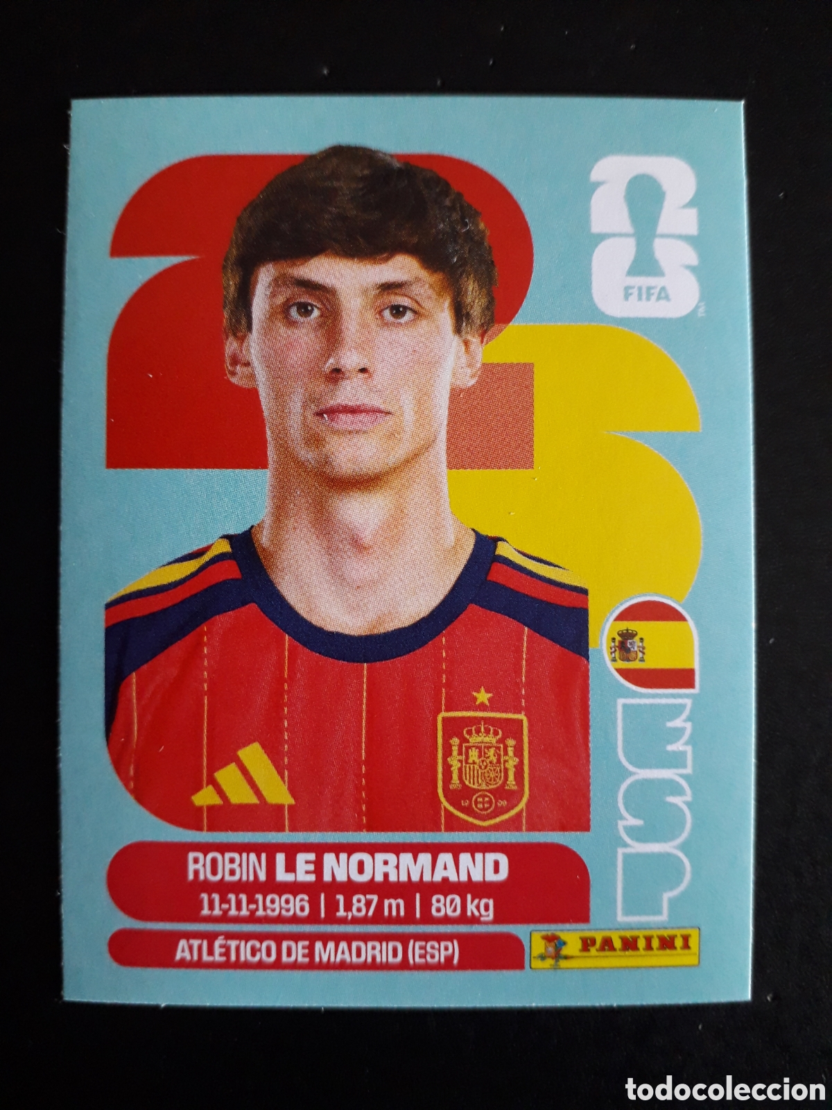 Cromos de F&uacute;tbol: LE NORMAND ESPA&Ntilde;A ESP 3 MUNDIAL F&Uacute;TBOL 2026 FIFA WORLD CUP PANINI SIN PEGAR PEDIDO M&Iacute;NIMO 3&euro;
