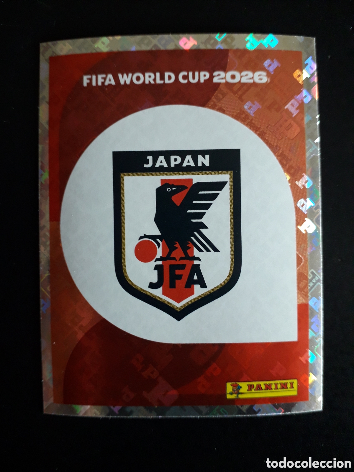 Cromos de F&uacute;tbol: ESCUDO JAP&Oacute;N JPN 1 MUNDIAL F&Uacute;TBOL 2026 FIFA WORLD CUP PANINI SIN PEGAR PEDIDO M&Iacute;NIMO 3&euro;