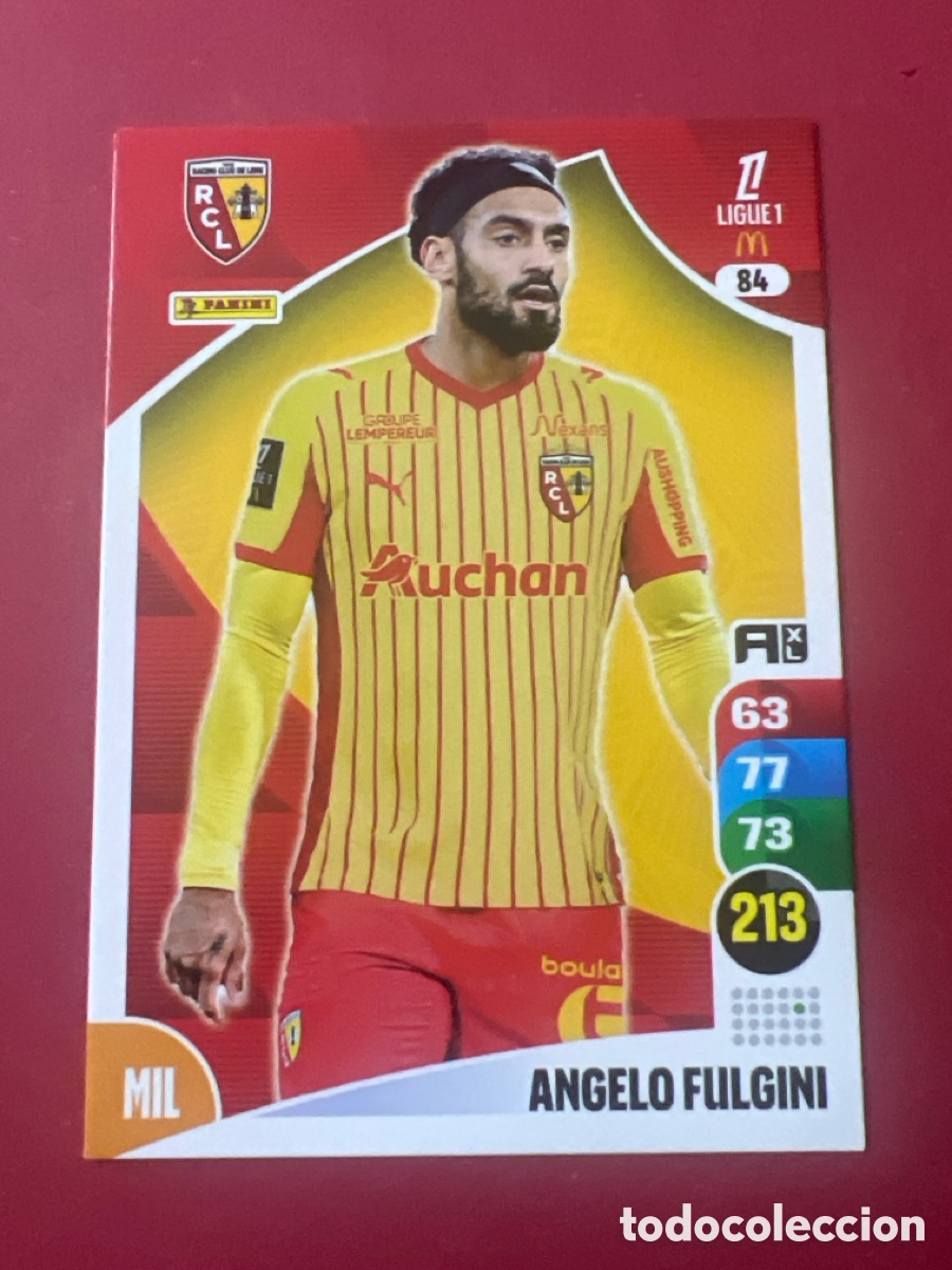 Cromos de F&uacute;tbol: C1284. ADRENALYN XL LIGUE 1 FRANCIA FRANCE 25 26 2025 2026 - 84 Angelo Fulgini