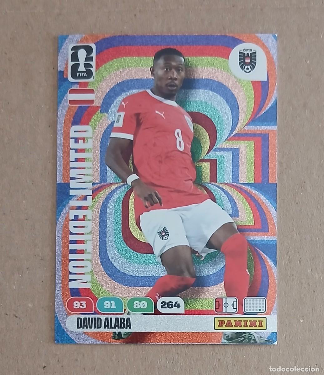 Cromos de F&uacute;tbol: CROMO DAVID &Aacute;LABA AUSTRIA LIMITED EDITION ADRENALYN XL FIFA WORLD CUP 2026. Nuevo de sobre.