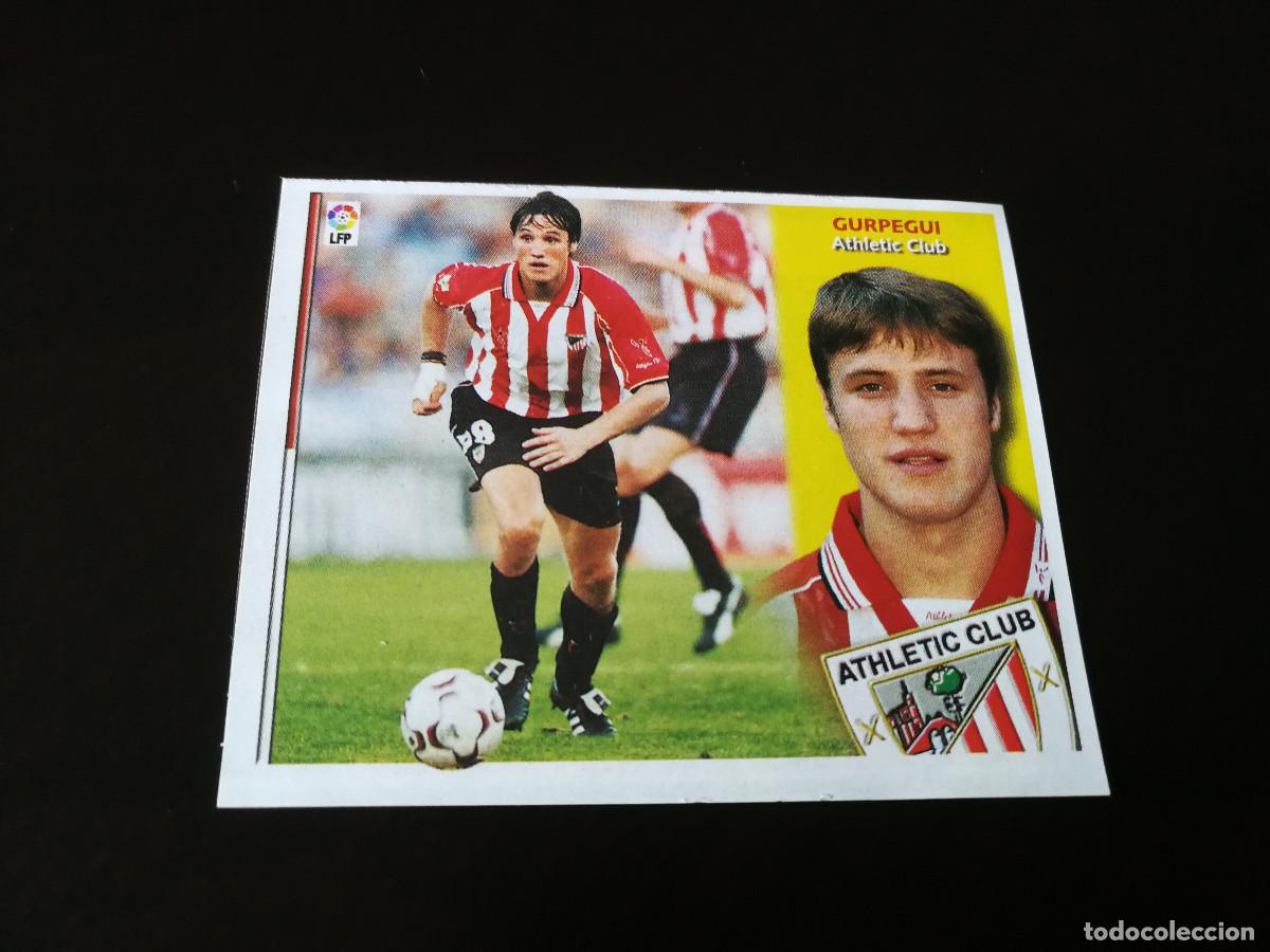 Cromos de F&uacute;tbol: Gurpegui Coloca At de Bilbao. despegado/recortado. Liga Este 02-03.