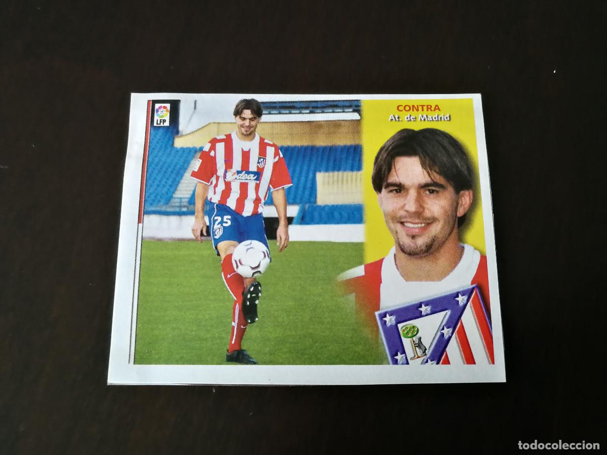 Cromos de F&uacute;tbol: Contra Coloca At de Madrid. despegado/recortado. Liga Este 02-03.