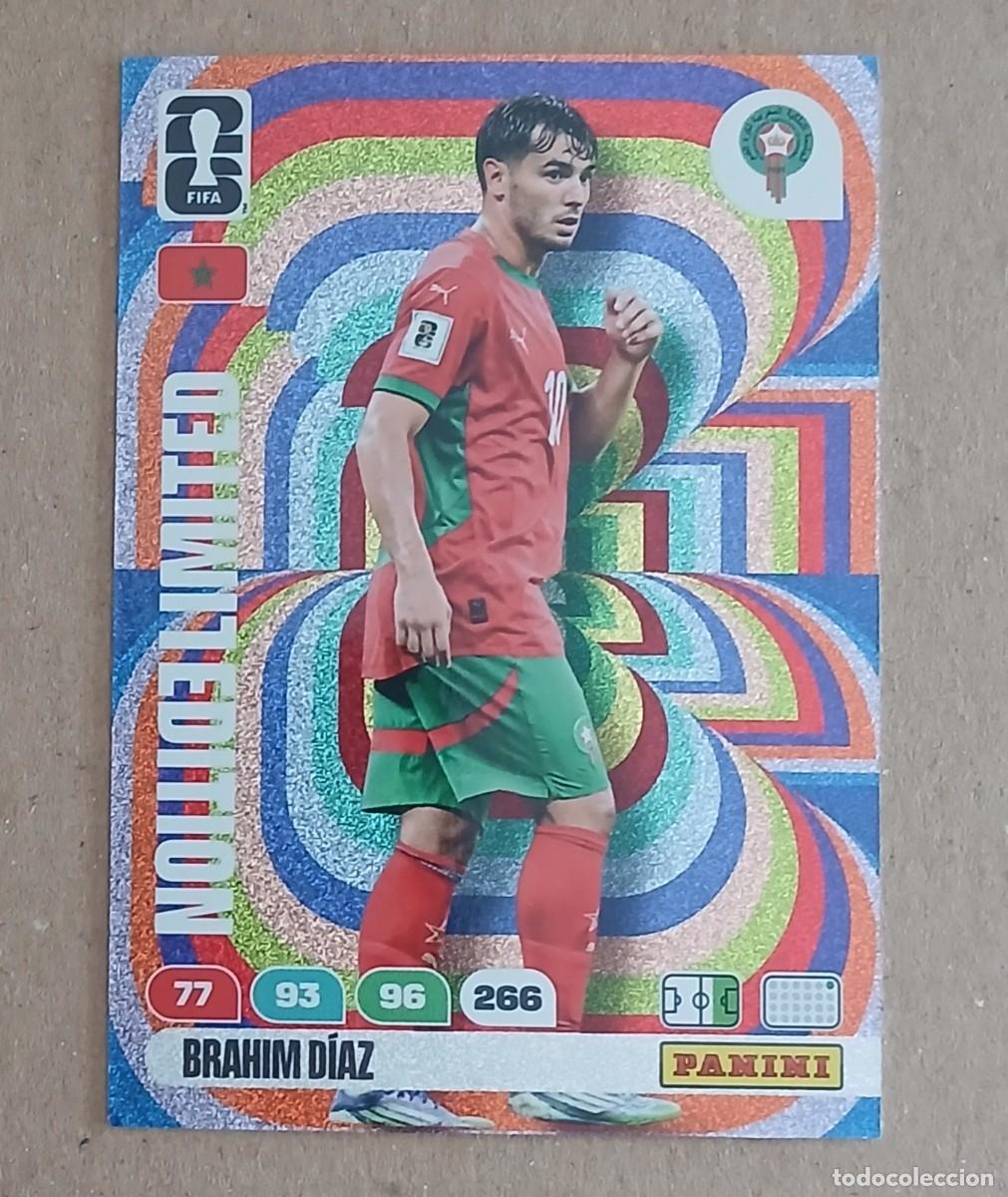 Cromos de F&uacute;tbol: CROMO BRAHIM D&Iacute;AZ MARRUECOS LIMITED EDITION ADRENALYN XL FIFA WORLD CUP 2026. Nuevo de sobre.