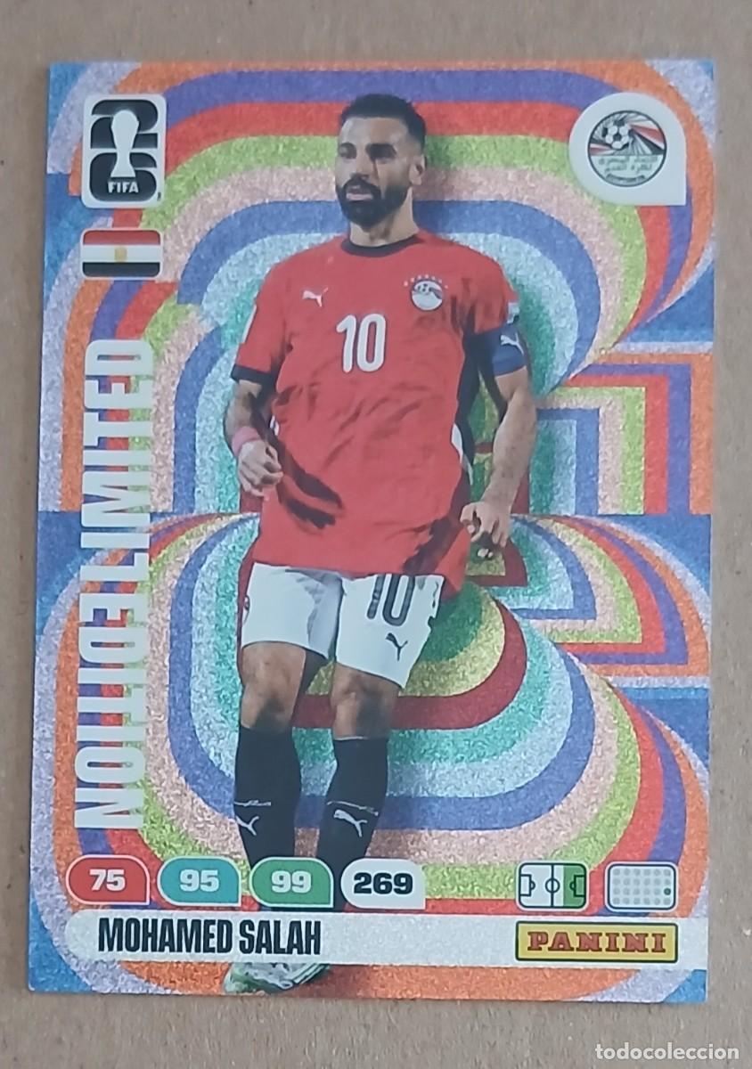 Cromos de F&uacute;tbol: CROMO MOHAMED SALAH EGIPTO LIMITED EDITION ADRENALYN XL FIFA WORLD CUP 2026. Nuevo de sobre.