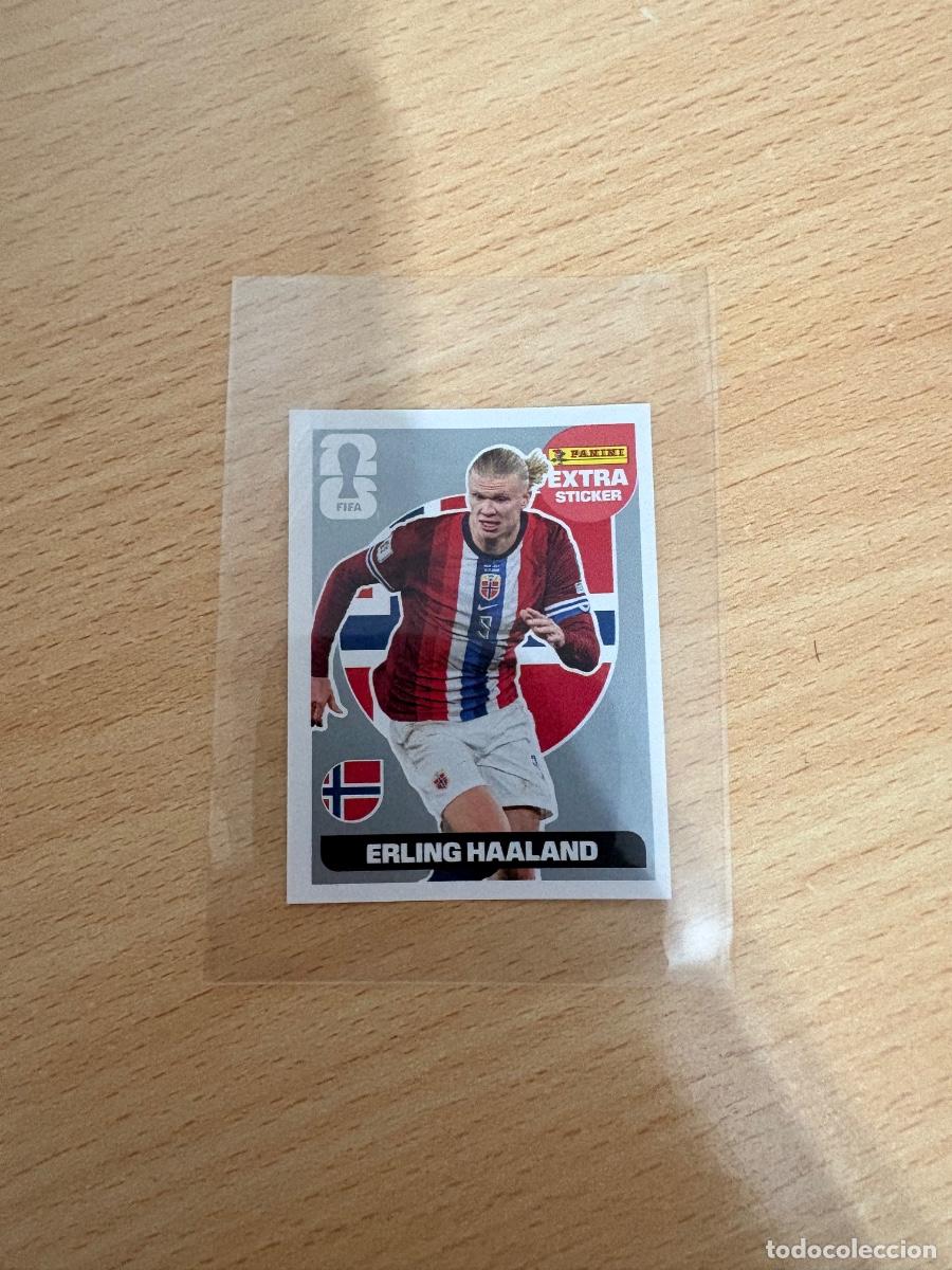 Cromos de F&uacute;tbol: Cromo Erling Haaland Extra Sticker Plata/Silver Mundial Panini 2026 26 FWC