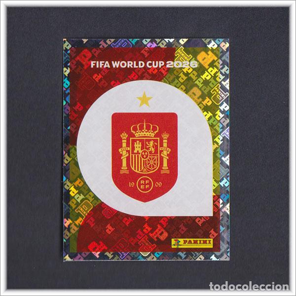 Cromos de F&uacute;tbol: FIFA WORLD CUP 2026 26 MUNDIAL PANINI ESCUDO ESP 1 ESPA&Ntilde;A COLECCI&Oacute;N ALBUM LIGA STICKER