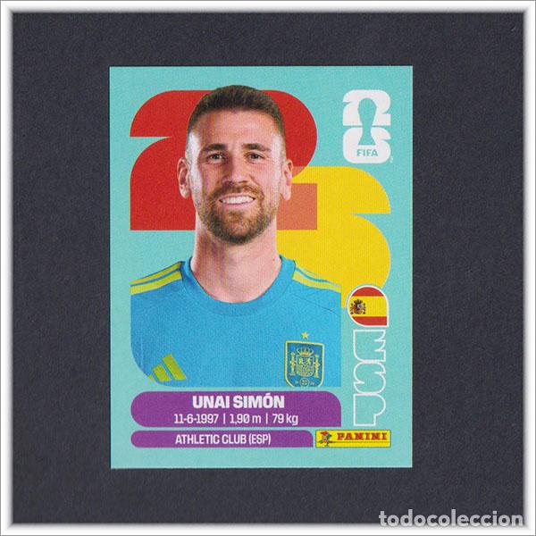 Cromos de F&uacute;tbol: FIFA WORLD CUP 2026 26 MUNDIAL PANINI UNAI SIMON ESP 2 ESPA&Ntilde;A COLECCI&Oacute;N ALBUM LIGA STICKER