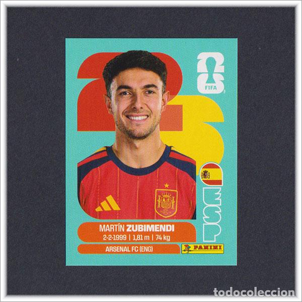 Cromos de F&uacute;tbol: FIFA WORLD CUP 2026 26 MUNDIAL PANINI ZUBIMENDI ESP 9 ESPA&Ntilde;A COLECCI&Oacute;N ALBUM LIGA STICKER