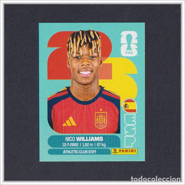Cromos de F&uacute;tbol: FIFA WORLD CUP 2026 26 MUNDIAL PANINI NICO WILLIAMS ESP 17 ESPA&Ntilde;A COLECCI&Oacute;N ALBUM LIGA STICKER