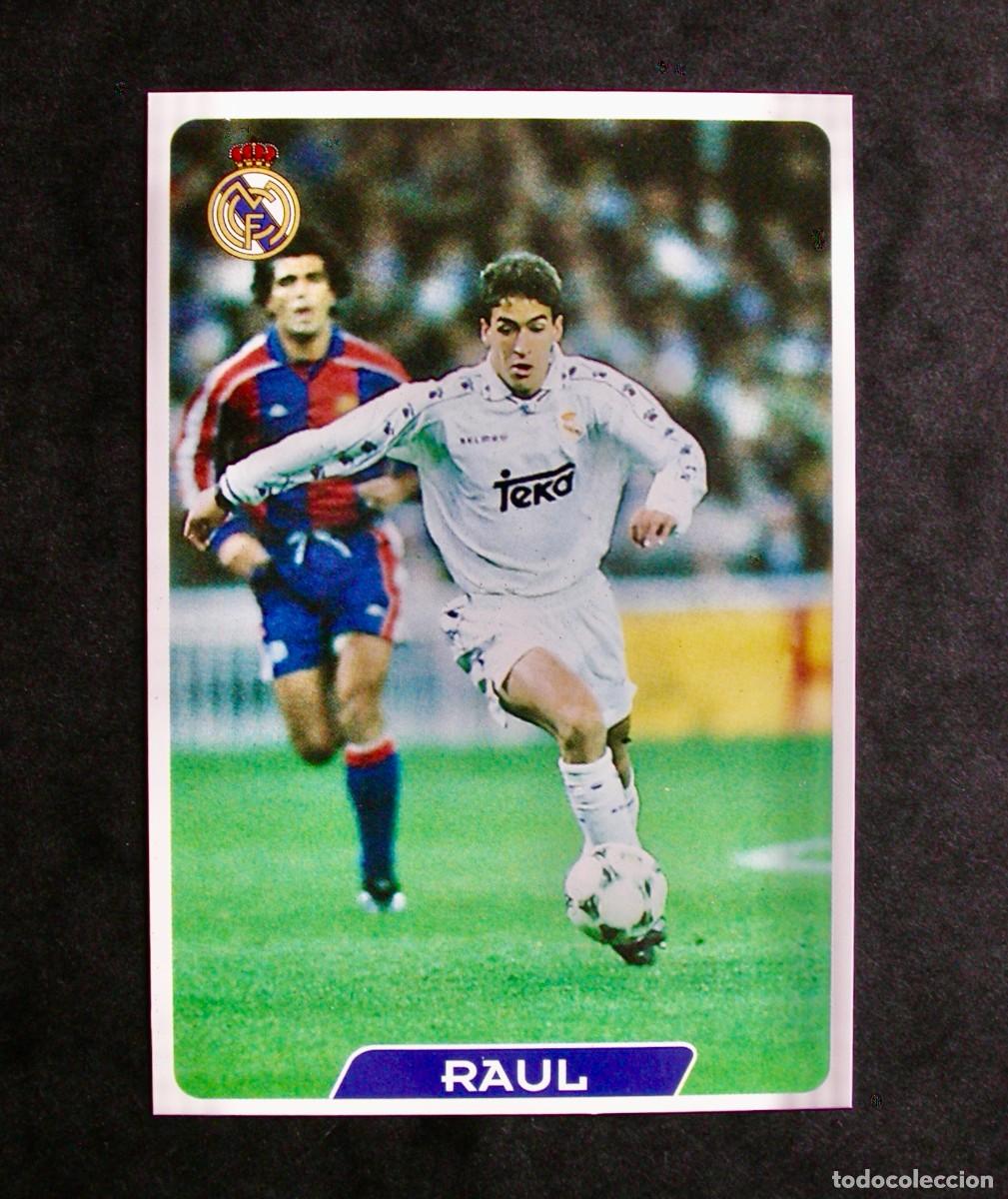 Cromos de F&uacute;tbol: N&ordm; 16 RA&Uacute;L DEL REAL MADRID DE LAS FICHAS DE LA LIGA DE MUNDICROMO 95-96
