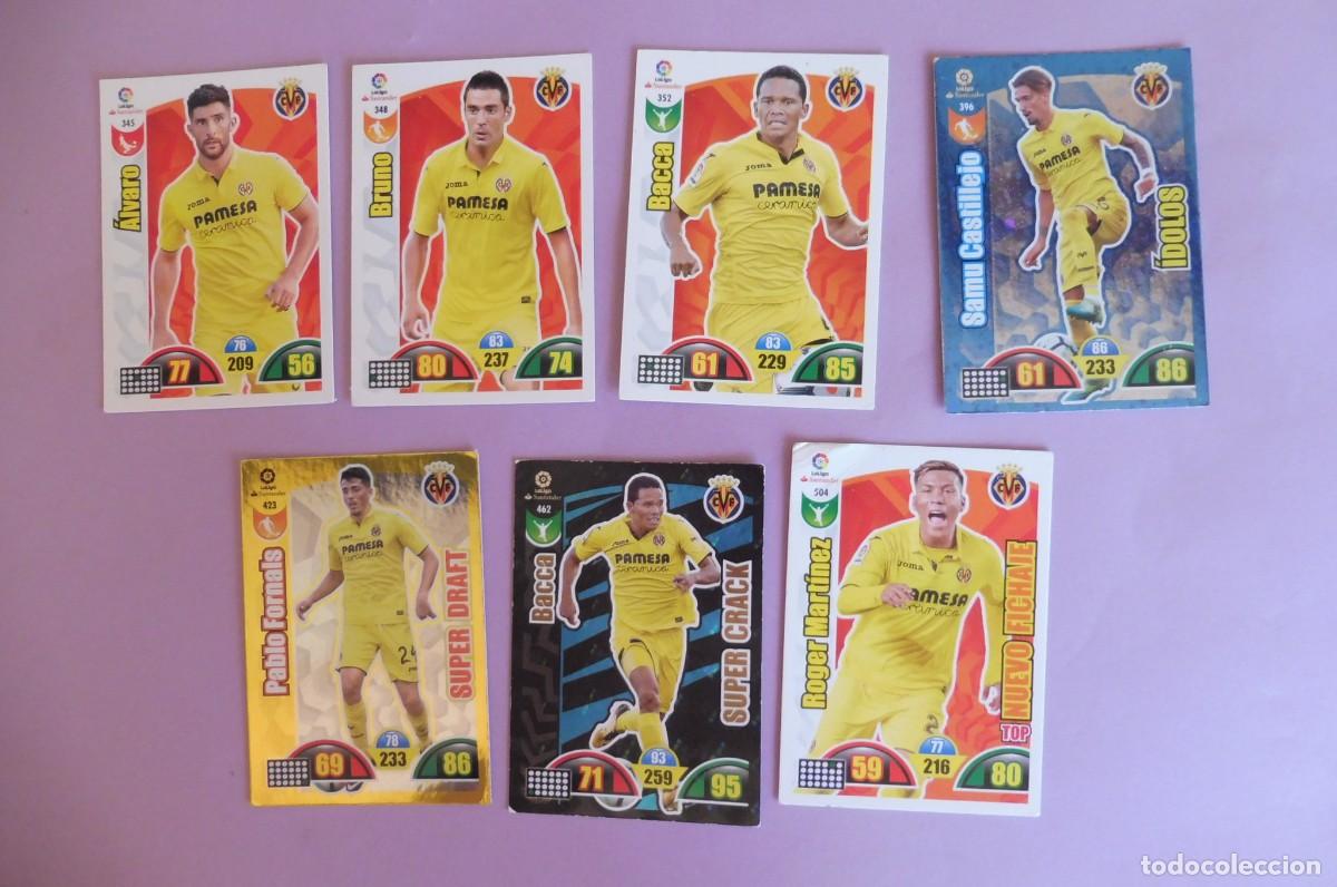 Cromos de F&uacute;tbol: 7 CROMOS PANINI ADRENALYN - LIGA SANTANDER 2017/18 - VILLAREAL C.F. - ver descripci&oacute;n y fotos