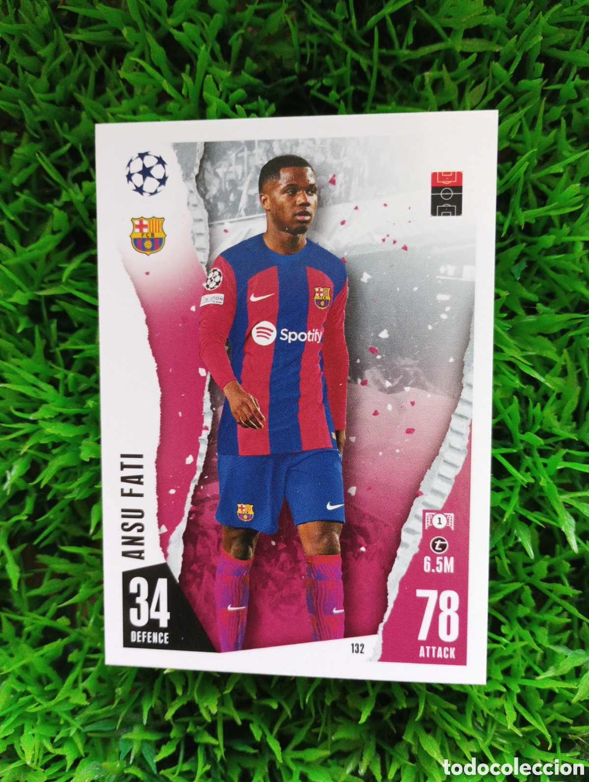Cromos de F&uacute;tbol: Ansu Fati Barcelona Match Attax 23-24 # 132