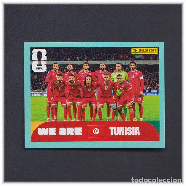 Cromos de F&uacute;tbol: FIFA WORLD CUP 2026 26 MUNDIAL PANINI EQUIPO ALINEACI&Oacute;N TUN 13 TUNEZ COLECCI&Oacute;N ALBUM LIGA STICKER