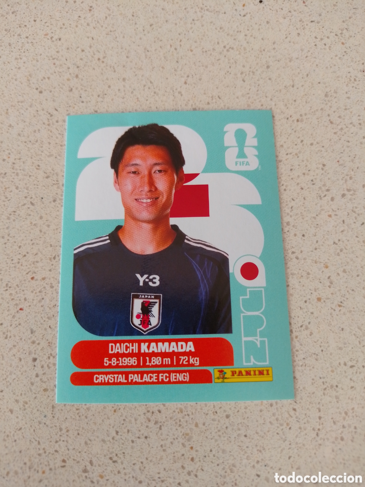 Football Stickers: CROMO NUMERO 11 KAMADA JAPON. MUNDIAL 2026. PANINI.