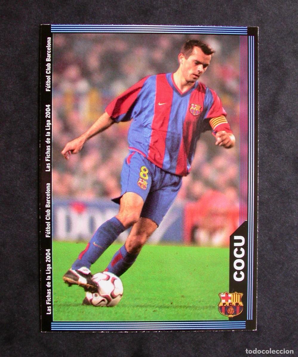 Football Stickers: N&ordm; 148 COCU DEL F.C. BARCELONA (ESCUDO ANCHO) DE LAS FICHAS DE LA LIGA 2003 2004 03 04 DE MUNDICROMO
