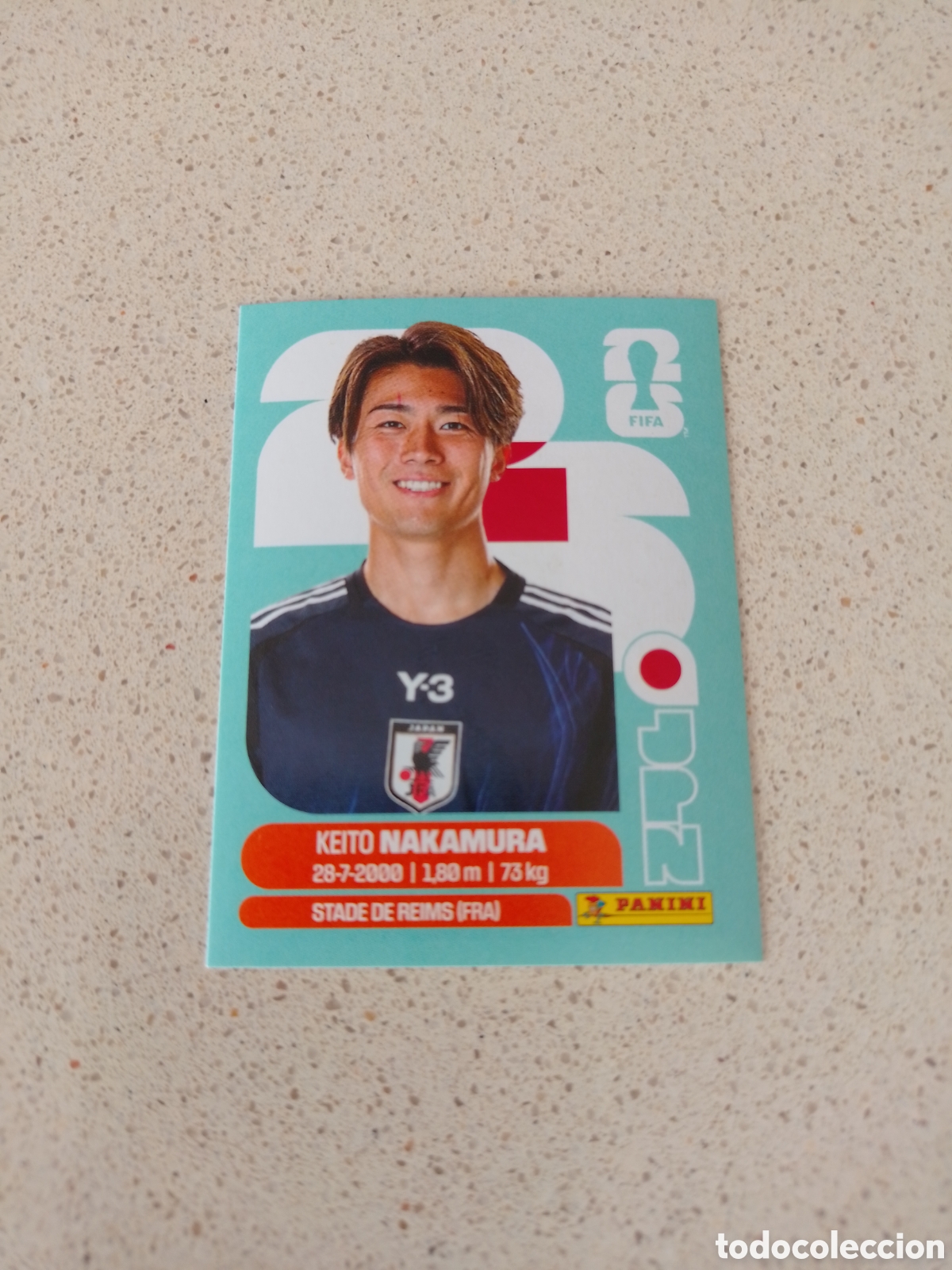Football Stickers: CROMO NUMERO 15 NAKAMURA JAPON. MUNDIAL 2026. PANINI.