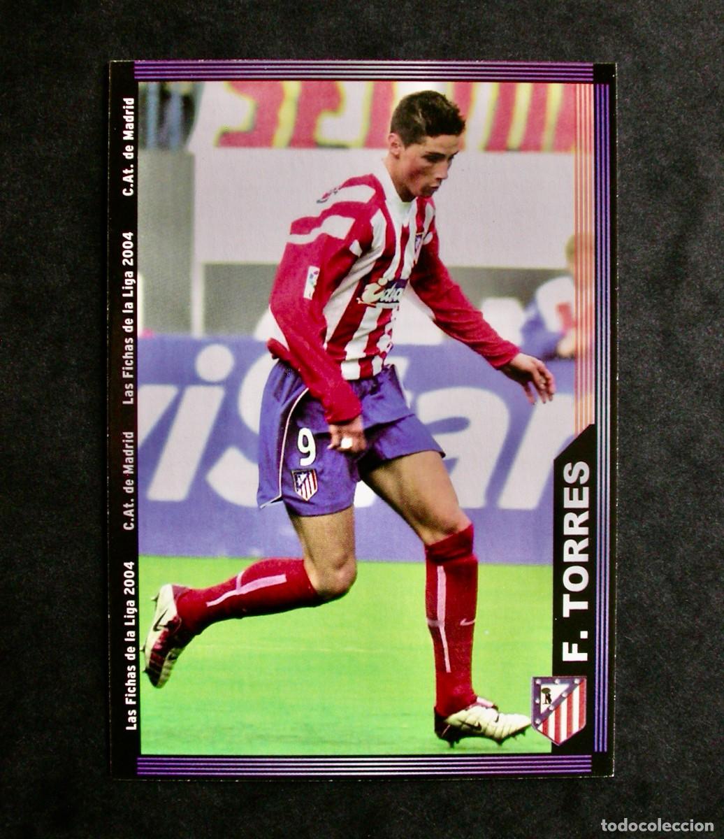 Cromos de Futebol: N&ordm; 317 FERNANDO TORRES DEL AT. MADRID DE LAS FICHAS DE LA LIGA 2003 2004 03 04 DE MUNDICROMO