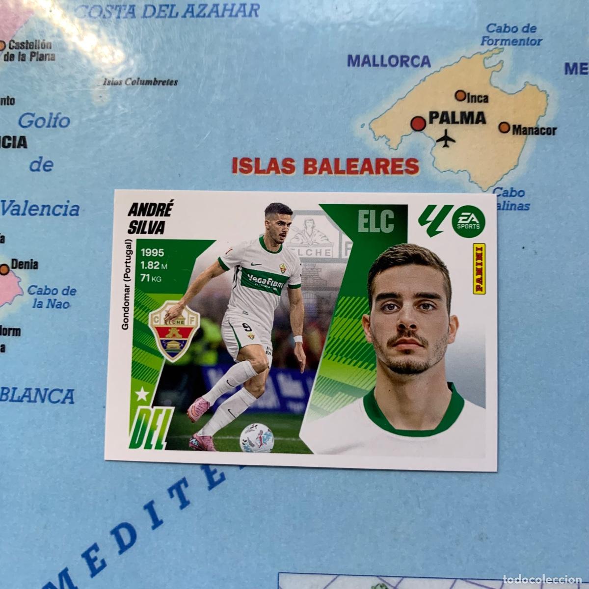 Cromos de Futebol: Andr&eacute; Silva &uacute;ltimo fichaje n&uacute;mero 44 del Elche cromo liga este 25-26 2025-2026